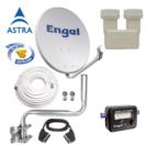 Kit par�bola completo 80 cm Doble Sat�lite